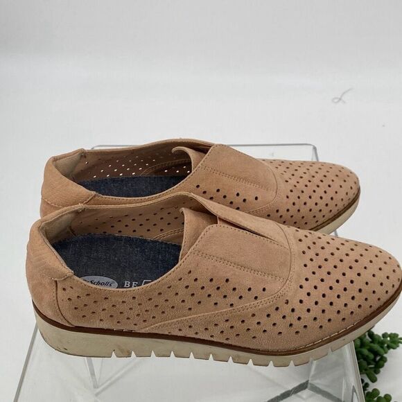 Dr Scholls Be Free Improved Perforated Comfort Loafers Beige‎ Slip-On Size 7 - Picture 3 of 10